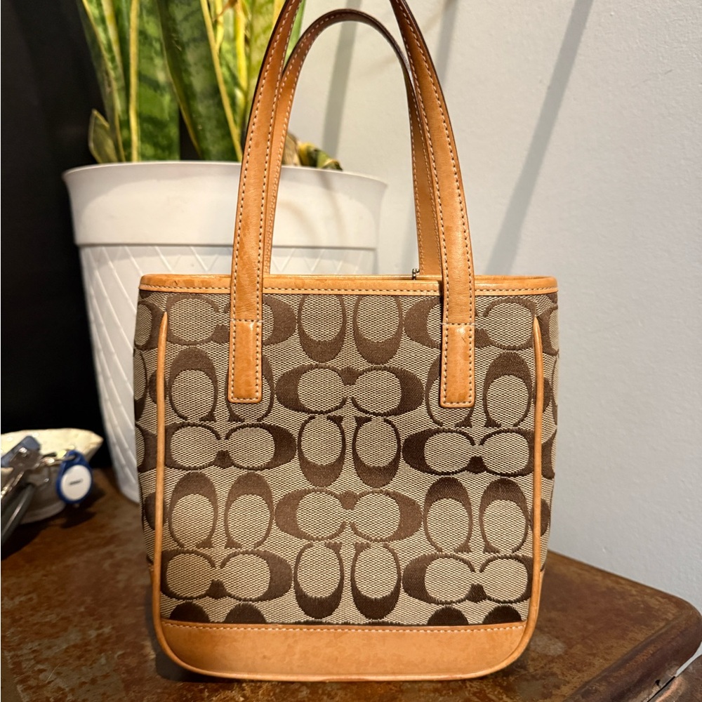 Vintage Coach Mini Lunch Tote - super RARE! - Picture 3 of 8